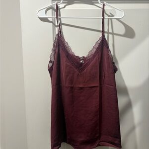 Old Navy Plum Lace Cami
